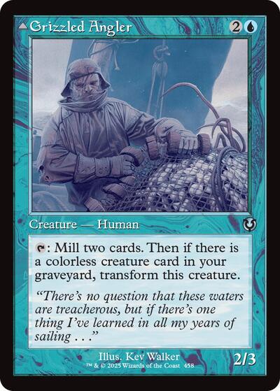 Grizzled Angler (Retro Frame) (Innistrad Remastered) Light Play
