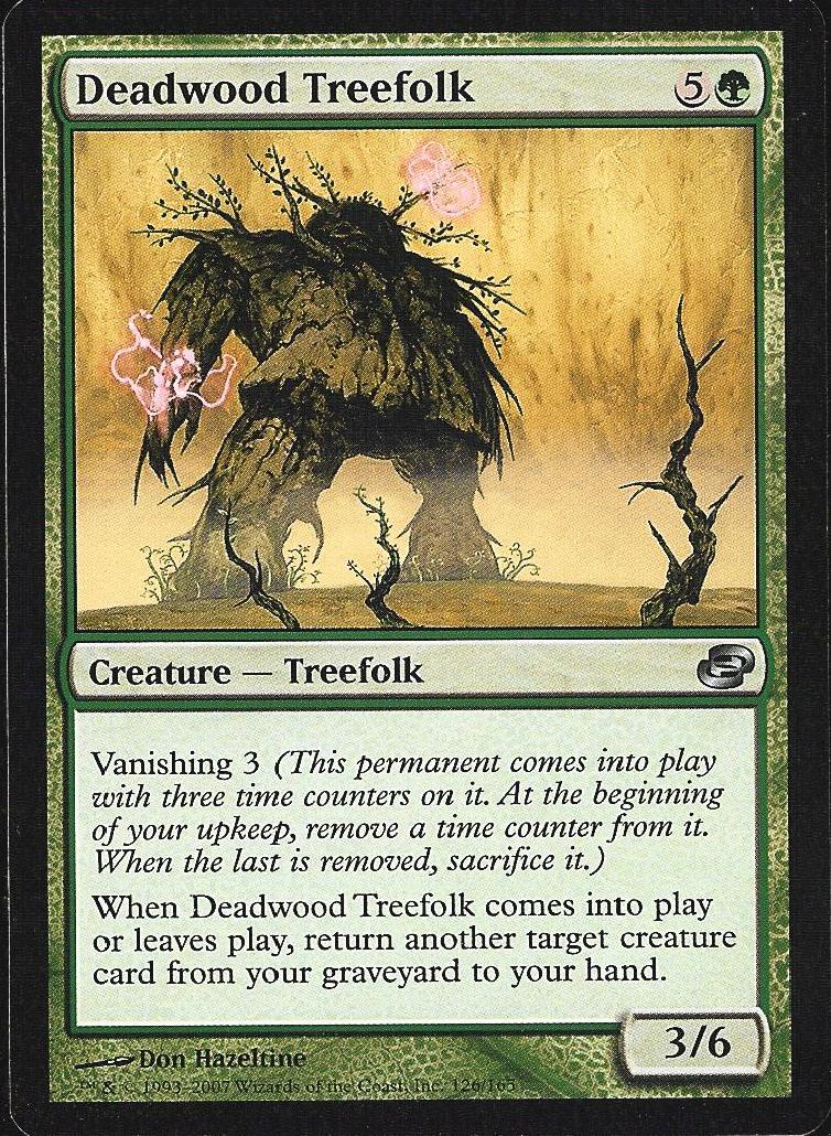 Deadwood Treefolk (Planar Chaos) Heavy Play Foil