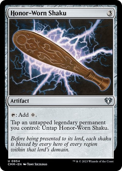 Honor-Worn Shaku (Commander Masters) Light Play