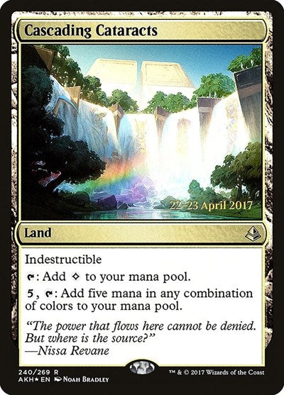 Cascading Cataracts (Promos: Prerelease Cards) Light Play Foil