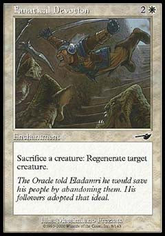 Fanatical Devotion (Nemesis) Light Play Foil