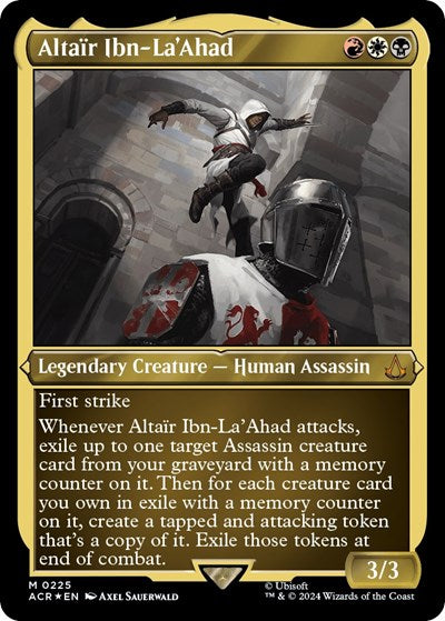 Altair Ibn-La'Ahad (Foil Etched) (Universes Beyond: Assassin's Creed) Light Play Foil