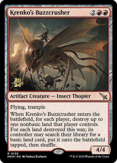 Krenko's Buzzcrusher (Promos: Prerelease Cards) Light Play Foil