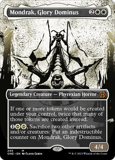 Mondrak, Glory Dominus (Showcase) (Phyrexia: All Will Be One) Near Mint Foil