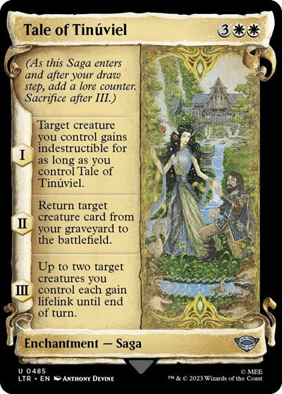 Tale of Tinuviel (Showcase Scrolls) (Universes Beyond: The Lord of the Rings: Tales of Middle-earth) Near Mint