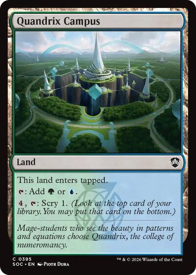 Quandrix Campus (Commander: Secrets of Strixhaven) Near Mint
