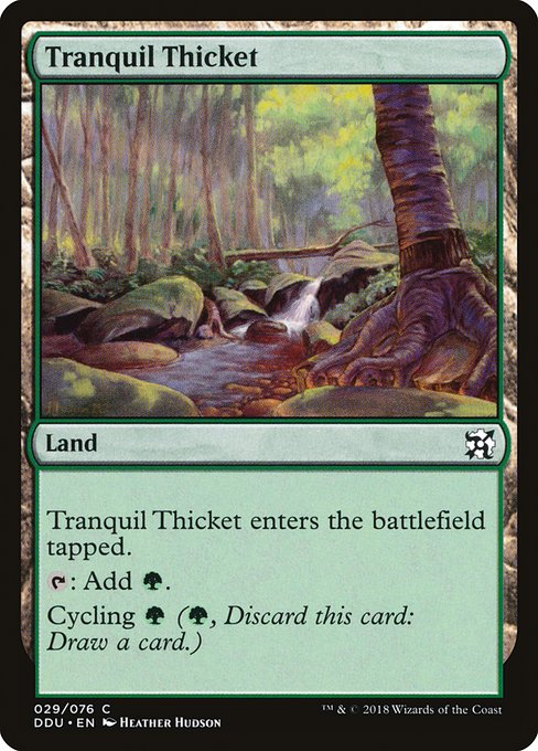 Tranquil Thicket|2|0|0.00