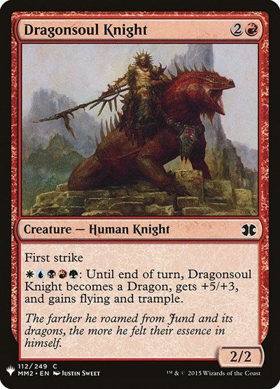 Dragonsoul Knight (Mystery Booster) Light Play
