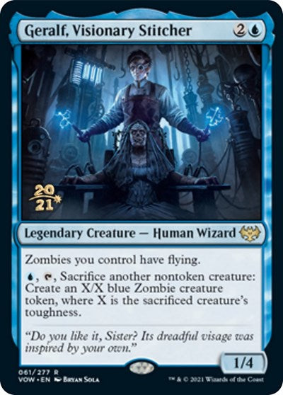 Geralf, Visionary Stitcher (Promos: Prerelease Cards) Near Mint Foil