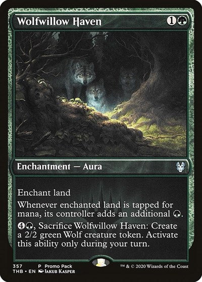 Wolfwillow Haven (Promo Pack: Theros Beyond Death) Light Play Foil