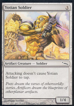 Yotian Soldier (Mirrodin) Medium Play