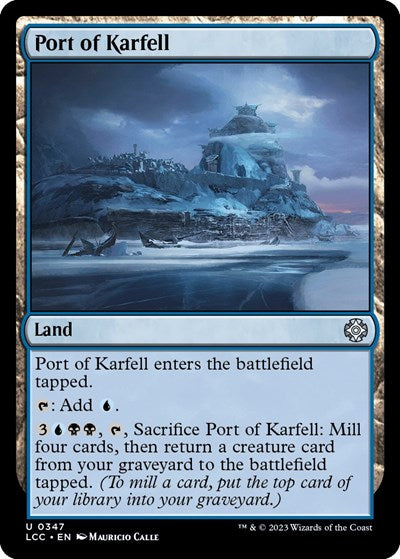 Port of Karfell (Commander: The Lost Caverns of Ixalan) Medium Play