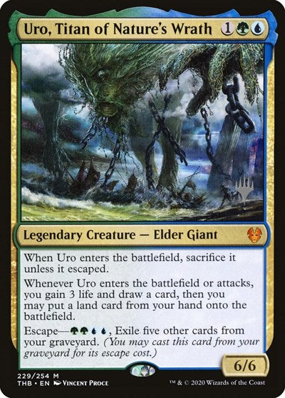 Uro, Titan of Nature's Wrath (Promo Pack: Theros Beyond Death) Near Mint Foil