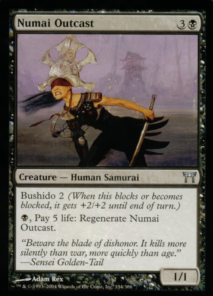 Numai Outcast (Champions of Kamigawa) Light Play