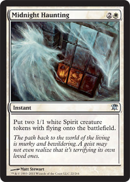 Midnight Haunting (Innistrad) Heavy Play Foil