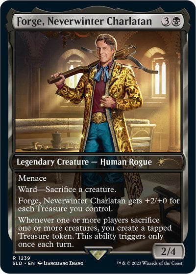 Forge, Neverwinter Charlatan (Secret Lair) Light Play Foil