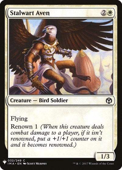 Stalwart Aven (Mystery Booster) Light Play