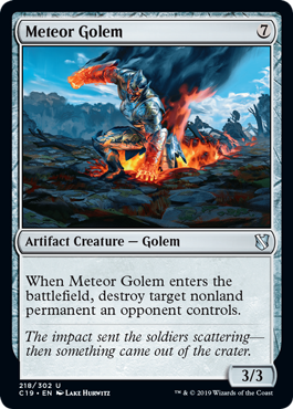 Meteor Golem (Commander 2019) Medium Play