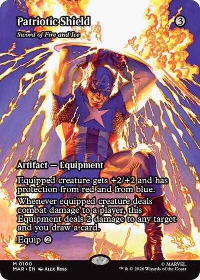 Patriotic Shield Sword of Fire and Ice Borderless|0|0|0.00