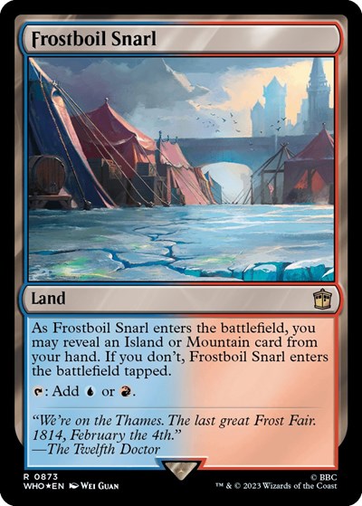 Frostboil Snarl (Surge Foil) (Universes Beyond: Doctor Who) Light Play Foil