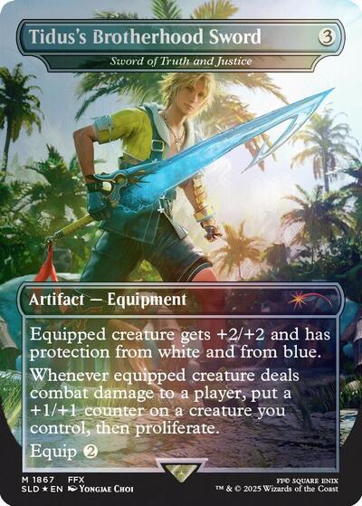 Tidus s Brotherhood Sword Sword of Truth and Justice Rainbow Foil|0|0|0.00