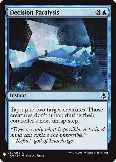 Decision Paralysis|0|0|0.00