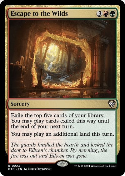 Escape to the Wilds (Commander: Outlaws of Thunder Junction) Light Play