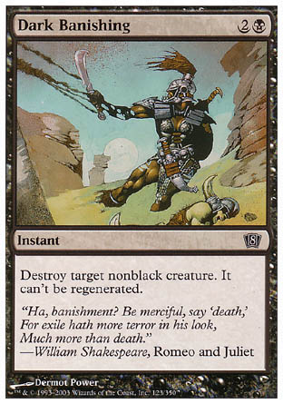 Dark Banishing (8th Edition) Light Play