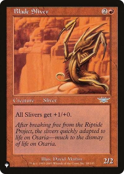 Blade Sliver (The List) Near Mint
