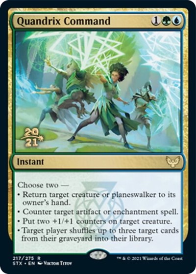 Quandrix Command (Promos: Prerelease Cards) Near Mint Foil