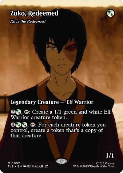Zuko Redeemed Rhys the Redeemed Borderless|3|0|0.00