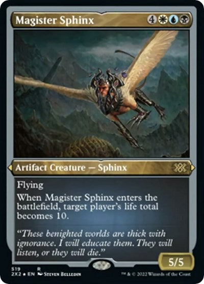 Magister Sphinx (Foil Etched) (Double Masters 2022) Near Mint Foil