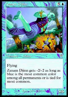 Zanam Djinn (Invasion) Medium Play Foil