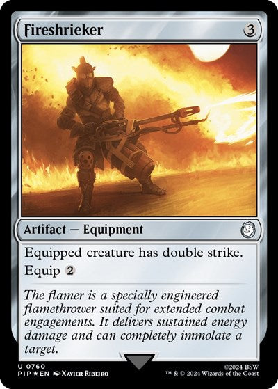 Fireshrieker (Surge Foil) (Universes Beyond: Fallout) Light Play Foil