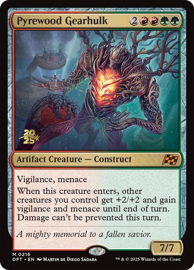 Pyrewood Gearhulk (Promos: Prerelease Cards) Light Play Foil