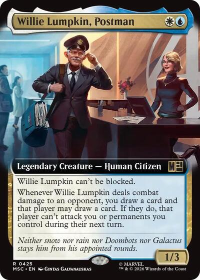 Willie Lumpkin Postman Extended Art|1|0|0.00