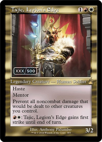 Tajic, Legion's Edge (Retro Frame) (Serial Numbered) (Ravnica Remastered) Near Mint Foil