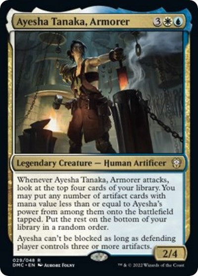 Ayesha Tanaka, Armorer (Commander: Dominaria United) Light Play Foil