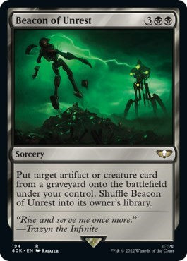 Beacon of Unrest (Surge Foil) (Universes Beyond: Warhammer 40K) Near Mint Foil