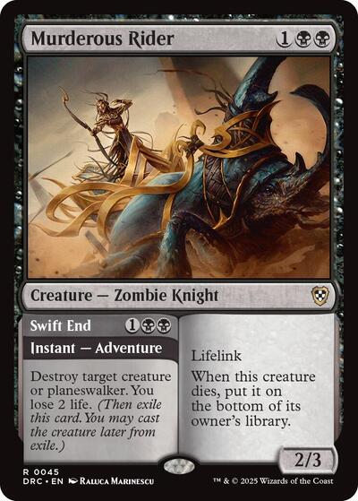 Murderous Rider (Commander: Aetherdrift) Medium Play
