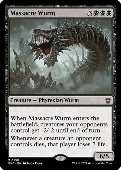 Massacre Wurm (Commander: Murders at Karlov Manor) Near Mint