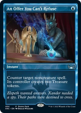 An Offer You Can't Refuse (Promo Pack: Streets of New Capenna) Light Play Foil