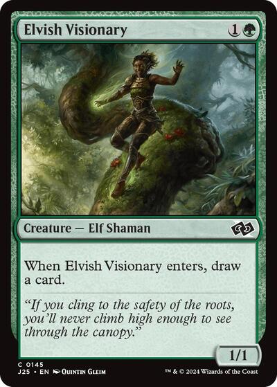 Elvish Visionary (Foundations Jumpstart) Light Play