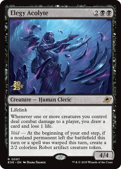 Elegy Acolyte (Promos: Prerelease Cards) Near Mint Foil