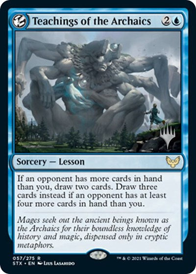 Teachings of the Archaics (Promo Pack: Strixhaven) Light Play