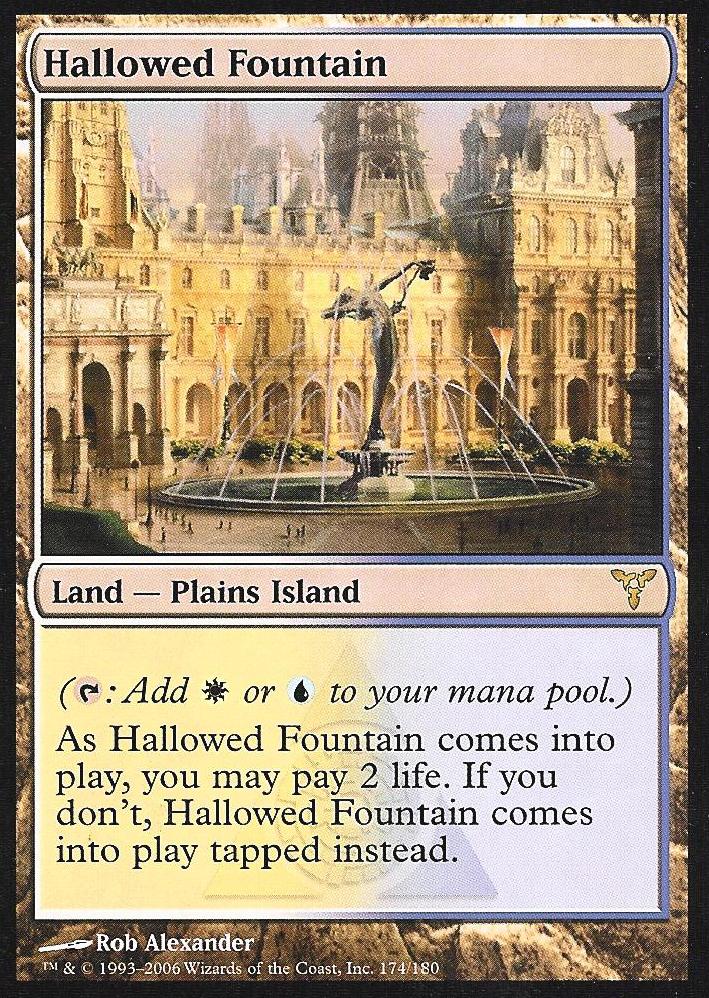 Hallowed Fountain (Dissension) Medium Play Foil