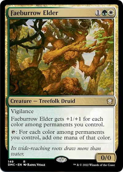 Faeburrow Elder (Commander: Dominaria United) Light Play