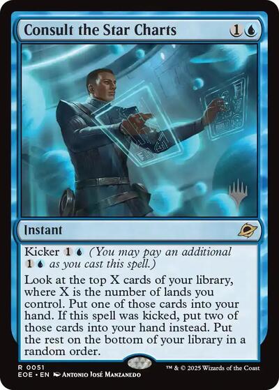 Consult the Star Charts (Promo Pack: Edge of Eternities) Light Play Foil