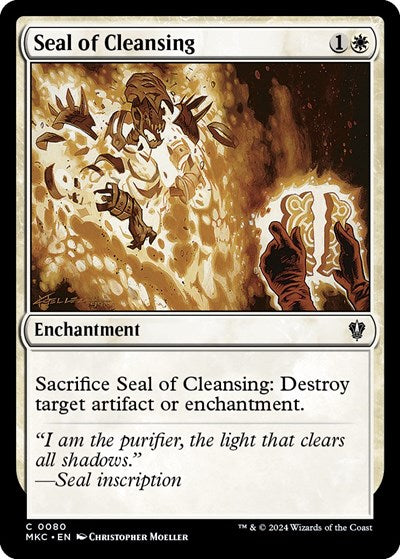 Seal of Cleansing (Commander: Murders at Karlov Manor) Light Play
