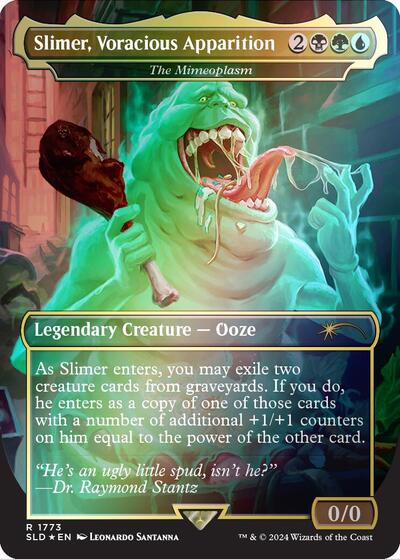 Slimer, Voracious Apparition - The Mimeoplasm (Rainbow Foil) (Secret Lair) Near Mint Foil